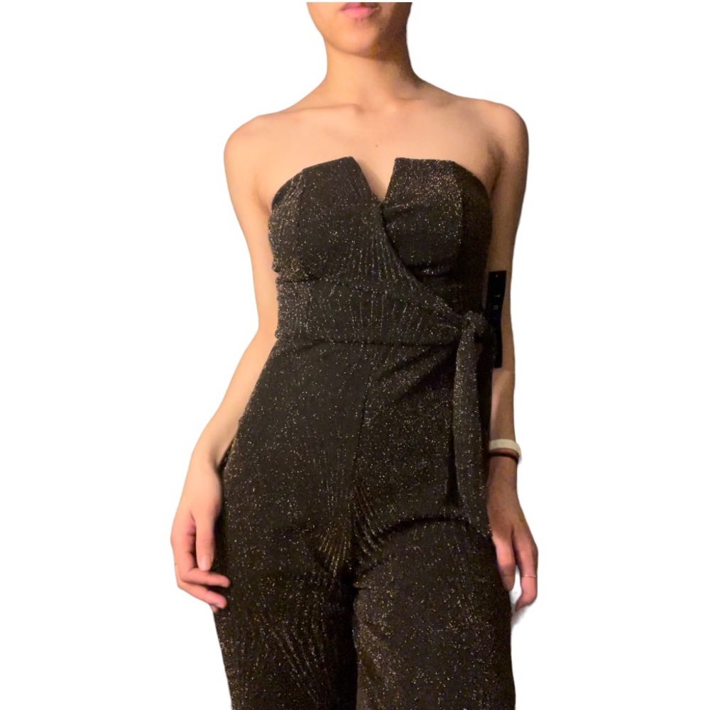 Trixxi Strapless Jumpsuit Size: S NWT